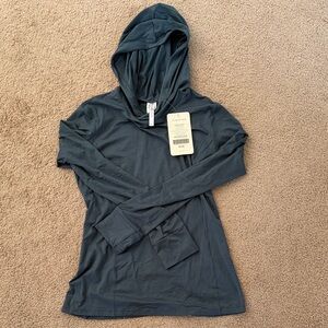 Fabletics Teal-Blue Phoenix Run Hoodie